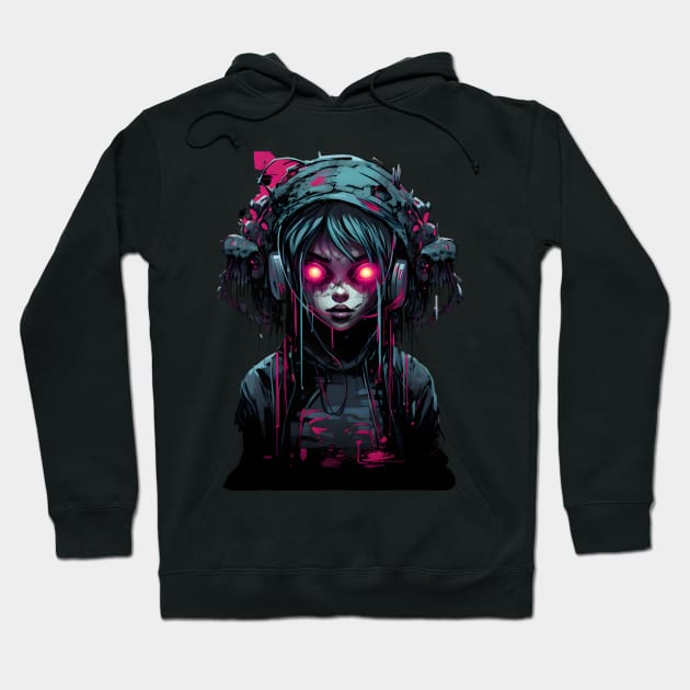 futuristic Hoodie by vaporgraphic